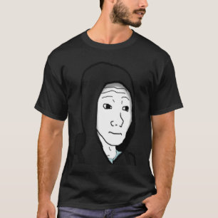 Camiseta Cara Sentimental Wojak Meme Doomer 1