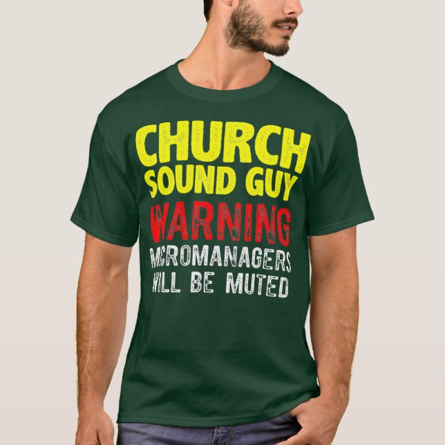 Camiseta Cara sonora da Igreja Engenheiro de tecnologia de  (Frente)