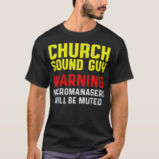 Camiseta Cara sonora da Igreja Engenheiro de tecnologia de