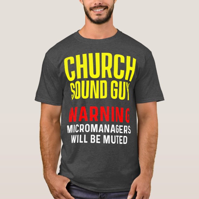 Camiseta Cara sonora da Igreja Engenheiro de tecnologia de  (Frente)