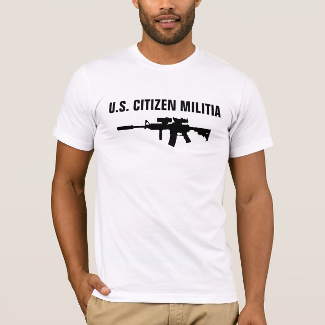 Camiseta Carabina da milícia M4 (Frente)