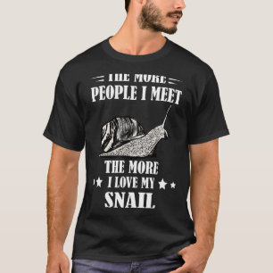 Camiseta Caracóis Lover Caracol Moluscos Mais Pessoas