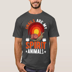 Camiseta Caracóis São Os Meus Animais Espirituosos, Caracol