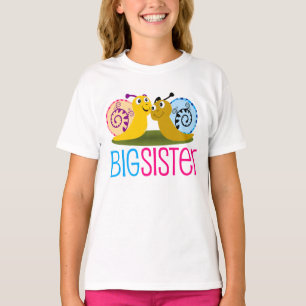 Camiseta Caracol Adorável Espaghetti Rapariga