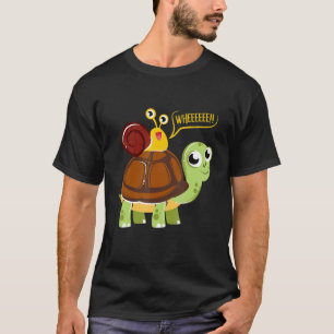 Camiseta Caracol Andando Por Amantes de os animais Supersôn