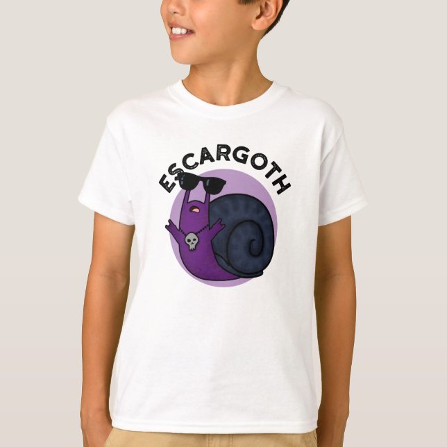 Camiseta Caracol-Caracol-Caracol-Caracol-Gótico Engraçado-g (Frente)