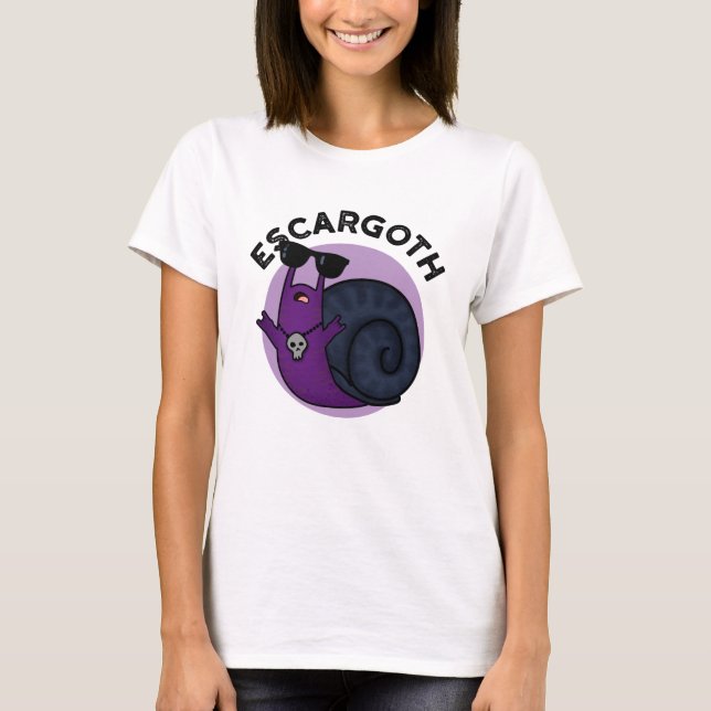 Camiseta Caracol-Caracol-Caracol-Caracol-Gótico Engraçado-g (Frente)