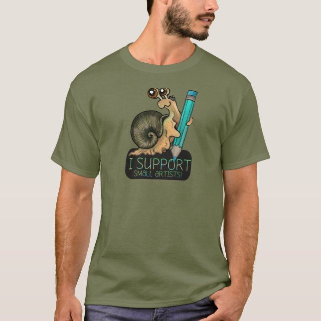 Camiseta Caracol de Pequenos Artistas (Frente)