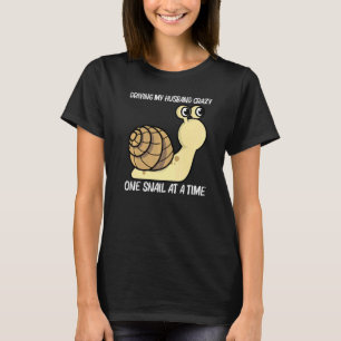 Camiseta Caracol Fofo Para Mulheres Mãe Caracol Terrestre M