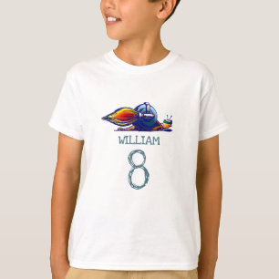 Camiseta Caracol Foguete de Corrida