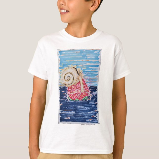 Camiseta Caracol na Morango (Frente)