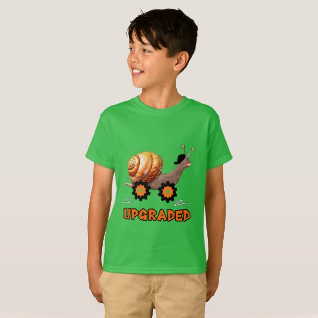 Camiseta Caracol rápido (Frente Completa)