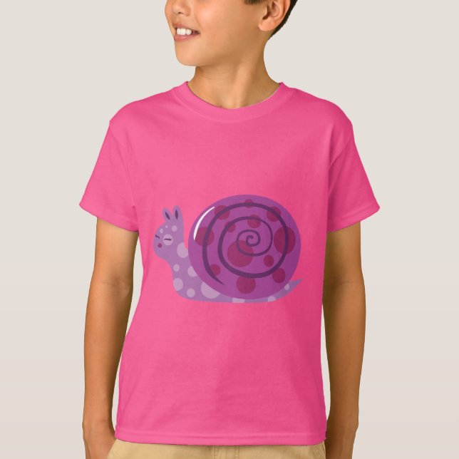 Camiseta Caracol Roxo (Frente)