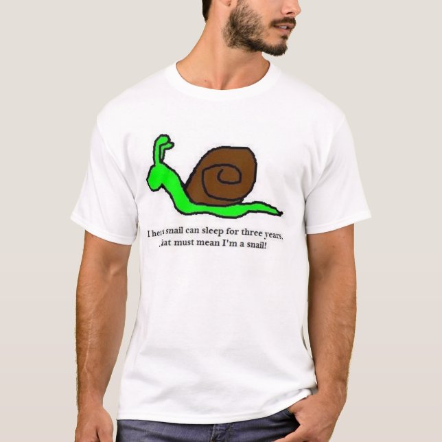 Camiseta Caracol sonolento (Frente)