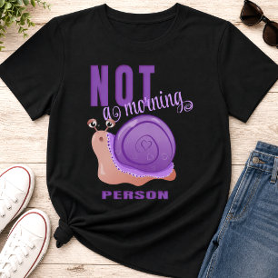 Camiseta Caracol Sonolento Divertido Com Concha Coração Rox