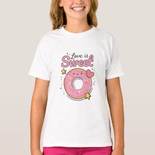 Camiseta Caracter Donnut Sweet Love