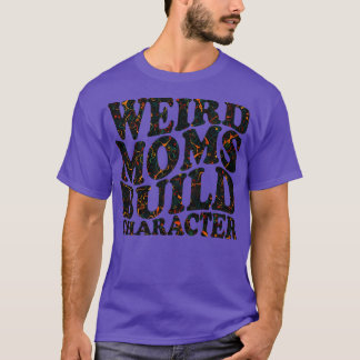 Camiseta Caractere de Compilação do Weird Mães