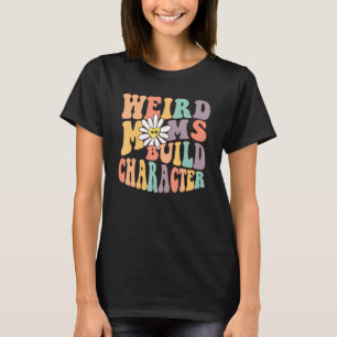 Camiseta Caractere de Compilação do Weird Mães