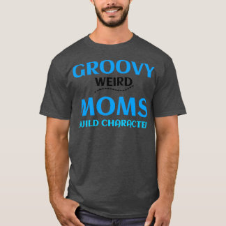 CAMISETA CARACTERE DE CONSTRUÇÃO DE MÃES ESTRANHAS GROOVY 3