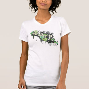 Camiseta Caractere de Grafite Lanterna Verde