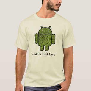 Camiseta Caractere de porta Pancho para o robô Android™