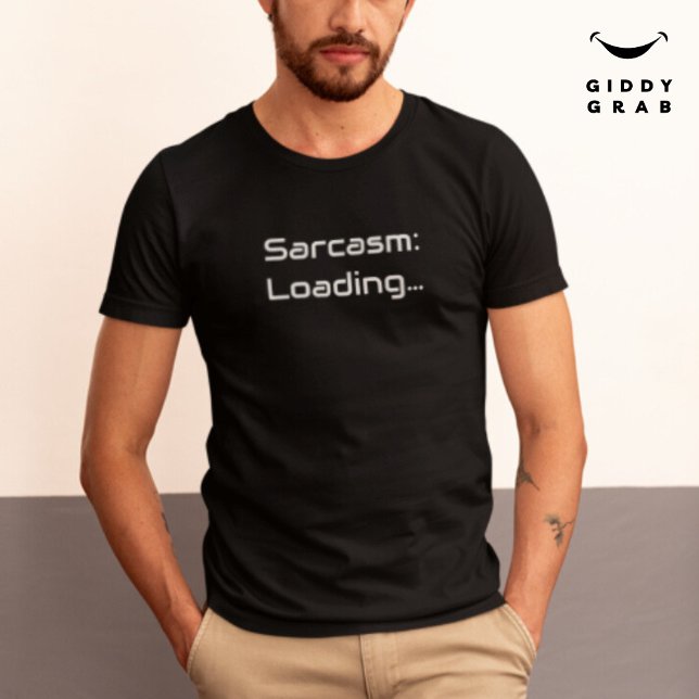 Camiseta Caractere de Tipografia Engraçado Citação de Sarca (Criador carregado)