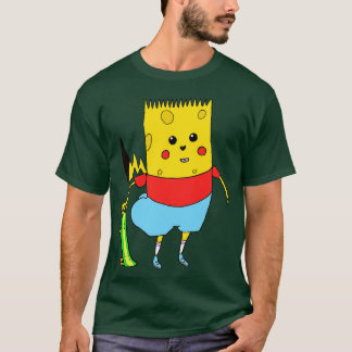 Camiseta Caractere do Toon Amarelo