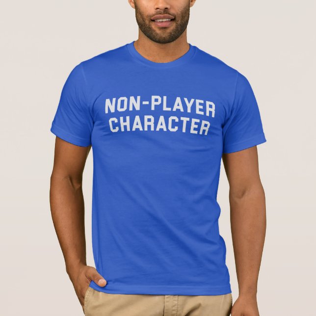 Camiseta Caractere Não-Jogador (Frente)