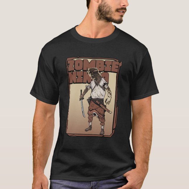 Camiseta Caractere original Zombie Ninja (Frente)