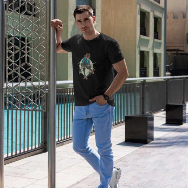 Camiseta Caractere Skeleton Skeleton (Criador carregado)