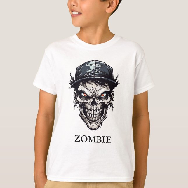 Camiseta Caractere Zombie Inmorta mau (Frente)