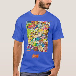 Camiseta Caracteres Classic 90s Nickelodeon