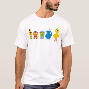 Camiseta Caracteres da Rua Pixel Sesame