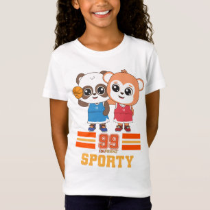 Camiseta Caracteres de fraternidade animal brilhantes e div