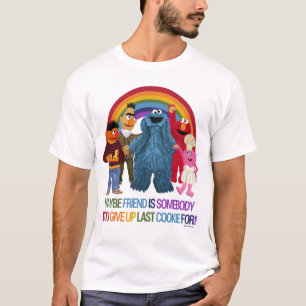 Camiseta Caracteres de Rua Sésamo Cota Amigos