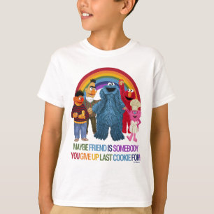 Camiseta Caracteres de Rua Sésamo Cota Amigos