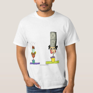 Camiseta Caracteres Dominos com Saída