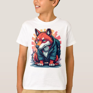 Camiseta caracteres icônicos