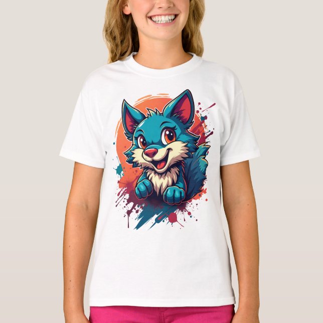 Camiseta caracteres icônicos (Frente)