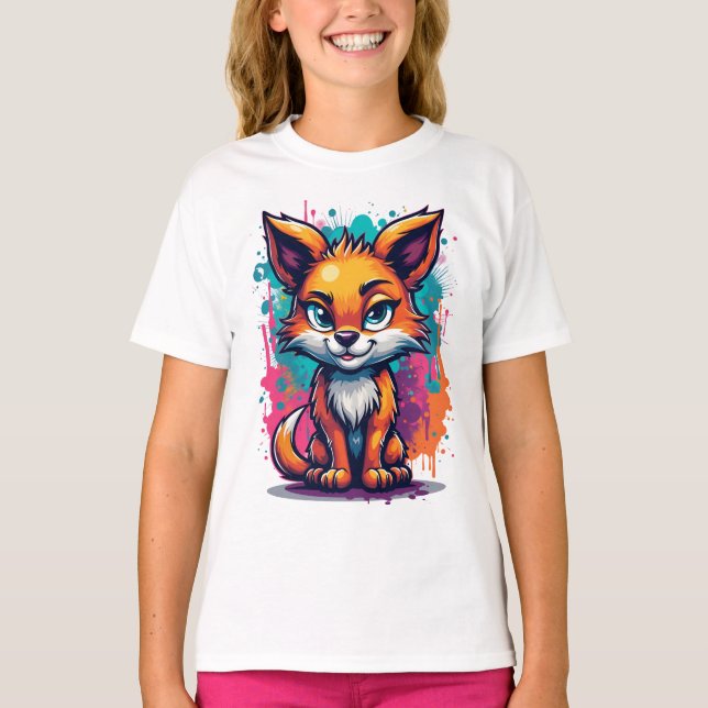 Camiseta caracteres icônicos (Frente)