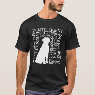 Camiseta Características do Labrador Retriever Lab Vida do 