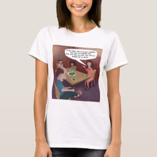 Camiseta CaraDeCogumelo Para Jantar Engraçado