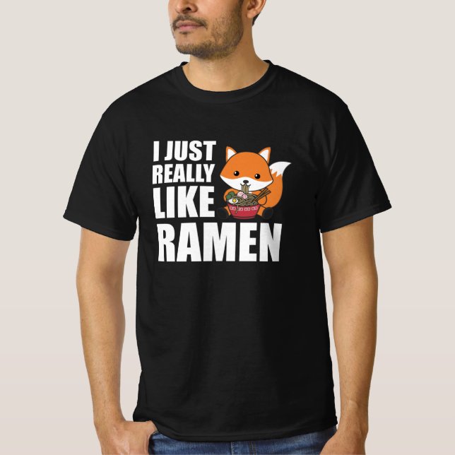 Camiseta Caralho, Eu Gosto Muito De Ramen Sweet Kawaii Nood (Frente)
