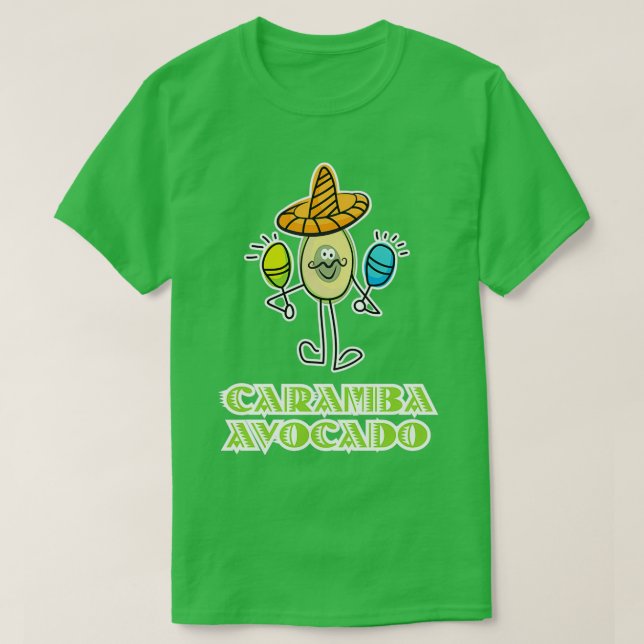 Camiseta Caramba Avocado Funny Avocado Gift Vegan Gif Clas (Frente do Design)