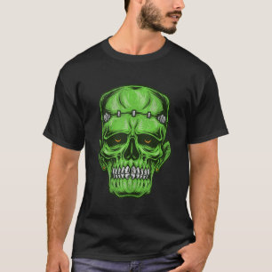 Camiseta Caramba Halloween Frankenstein Roupa Monster Face