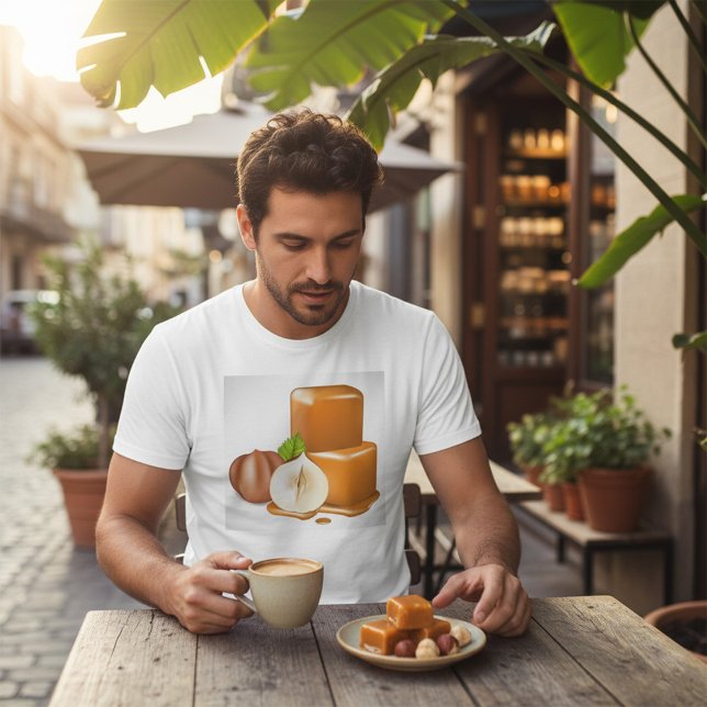 Camiseta Caramel Cubes Lollies Mens T Shirt (Criador carregado)