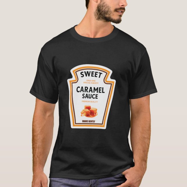 Camiseta Caramel Sauce Halloween 2023 Costume Family Ketchu (Frente)