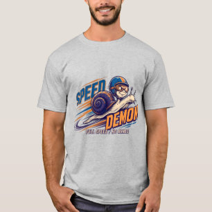 Camiseta Caramujo Demônio da Velocidade Engraçado