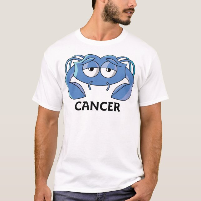 Camiseta Caranguejo Azul cancer (Frente)