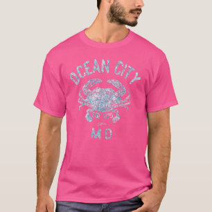 Camiseta Caranguejo Azul de Chesapeake Maryland Ocean City